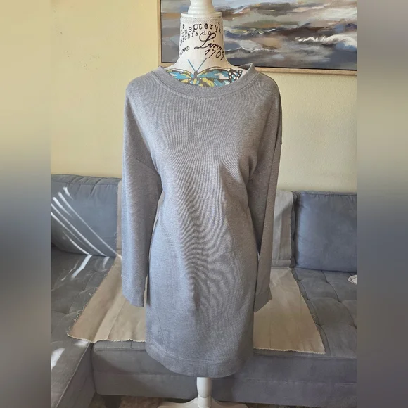 NWOT GAP Sweatshirt Dress - Gray - Size S - Picture 4 of 4